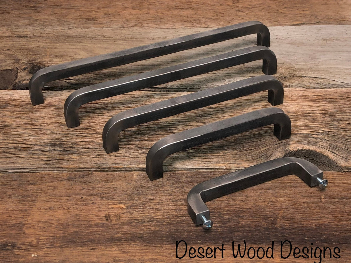 Iron cabinet pulls. Hand forged cabinet pulls. Farmhouse, industrial, modern, studio, and rustic pulls.