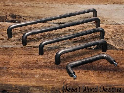 Iron Cabinet Pulls. Hand Forged Cabinet Pulls. Farmhouse, Industrial, Modern, Studio, and Rustic pulls.