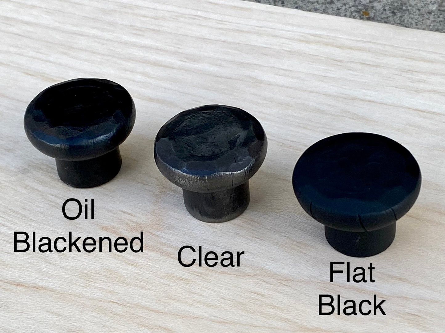 Hand Forged Hammered Iron Cabinet Knob